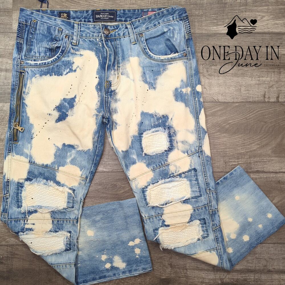 Damati Jeans Upscale Straight Leg Jeans Size 38X29